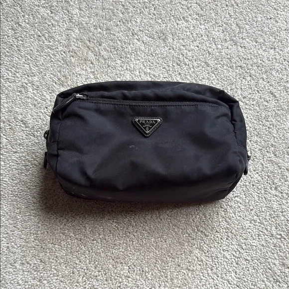 Prada Bags Prada Black Nylon Large Cosmetic Make Up Toiletry
